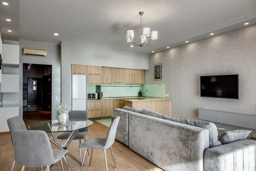 Одна спальня и гостиная