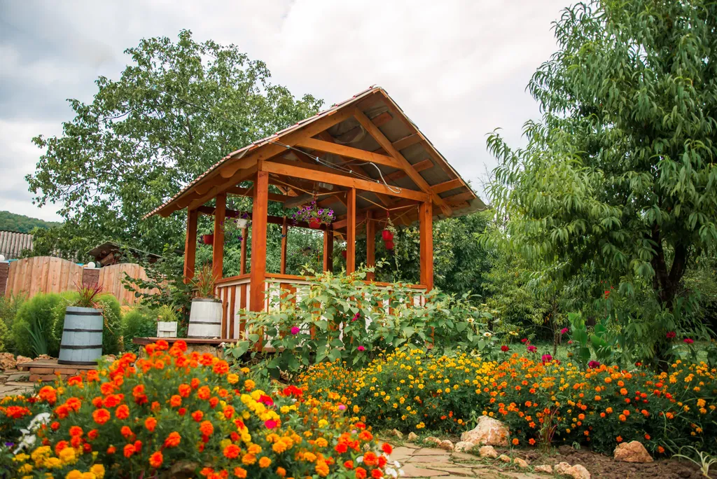 Гостевой дом с видом на сад и горы