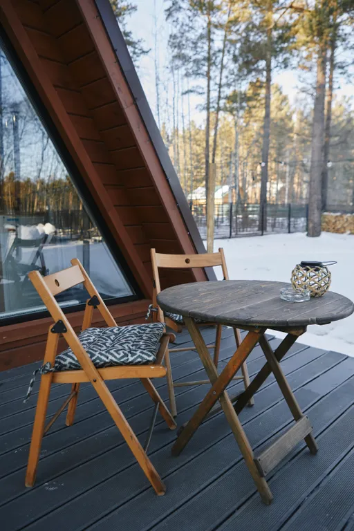 Уединенный дом в стиле A-frame