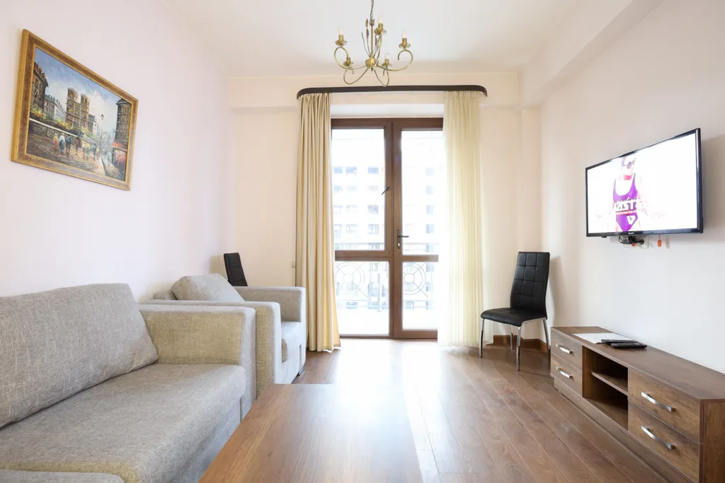 Апартаменты с 1 спальней с балконом