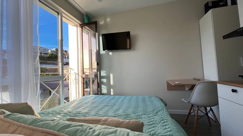 Студия для двоих с панорамным окном