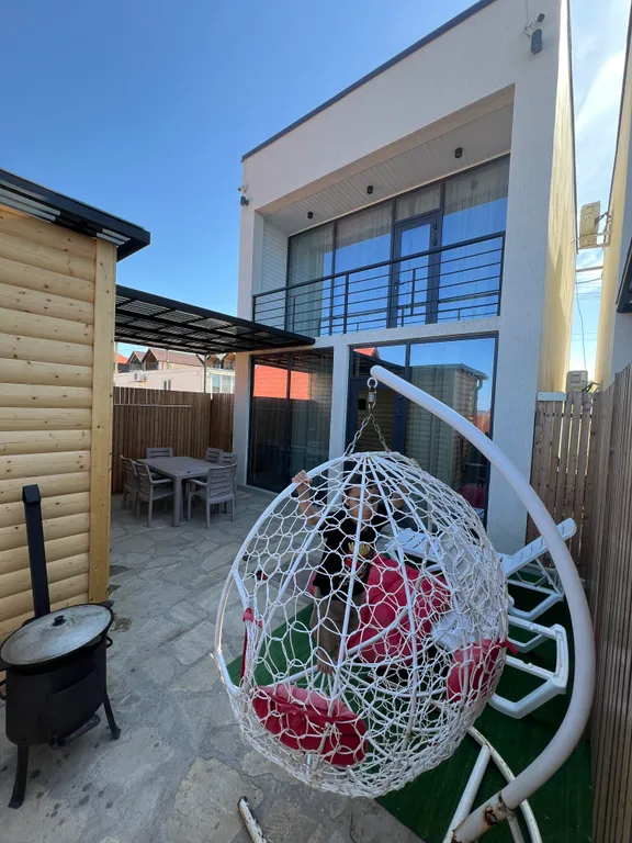 Коттедж на берегу Каспийского моря с парилкой во дворе