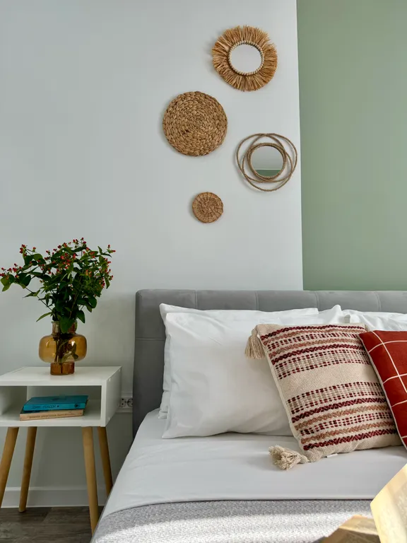 Скандинавская квартира с панорамным видом на город