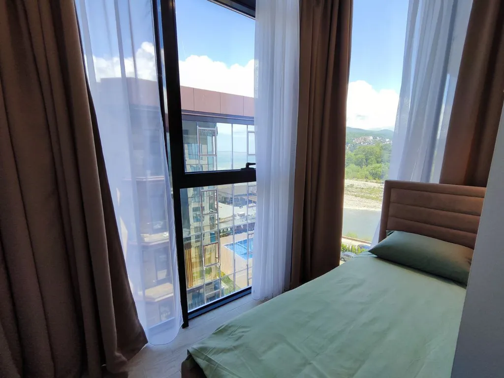 Уютная студия в апартаментном комплексе Морской берег