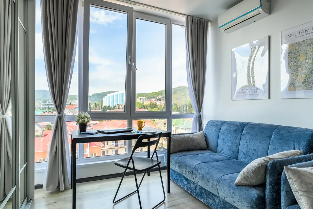 Уютная квартира с прекрасным видом из окна