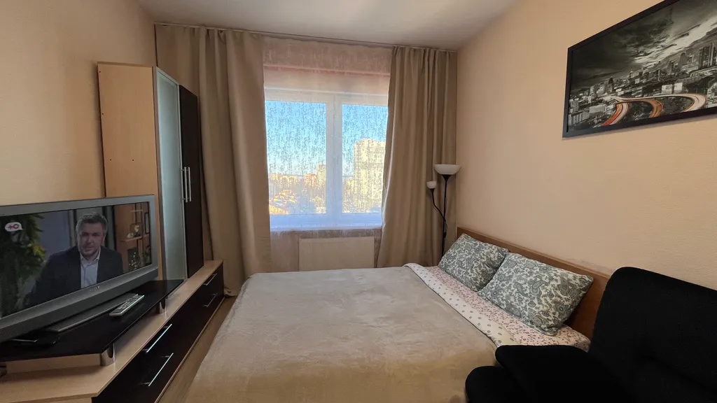 Квартира в центре у реки с панорамной лоджией