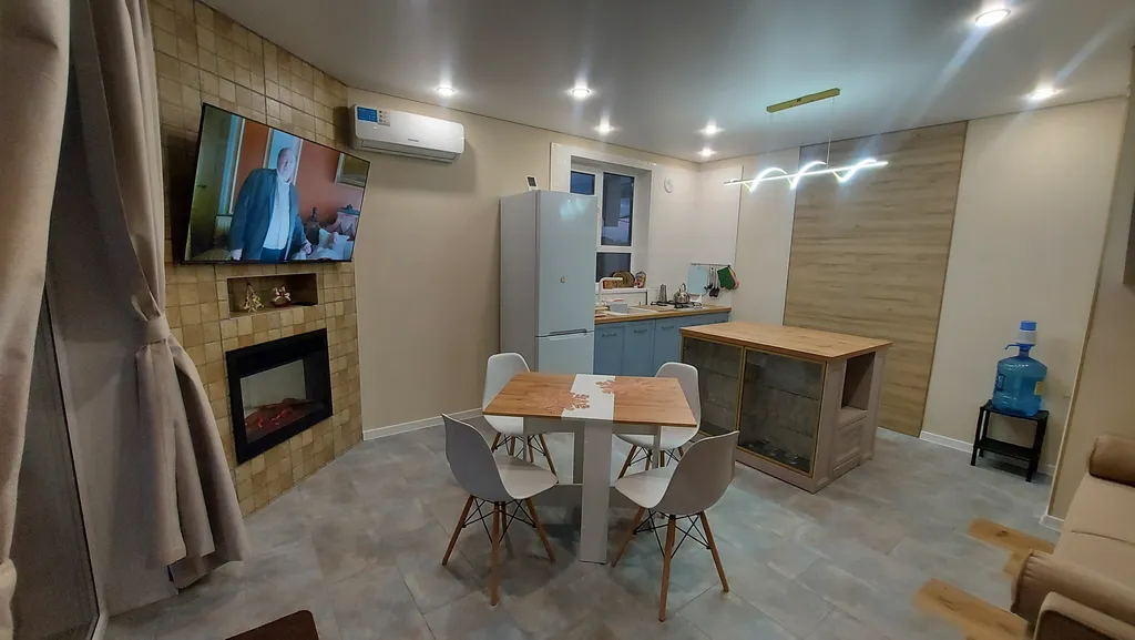 Коттедж ЭКО-Дом с тёплым бассейном и баней в Красном Кургане — Красный Курган