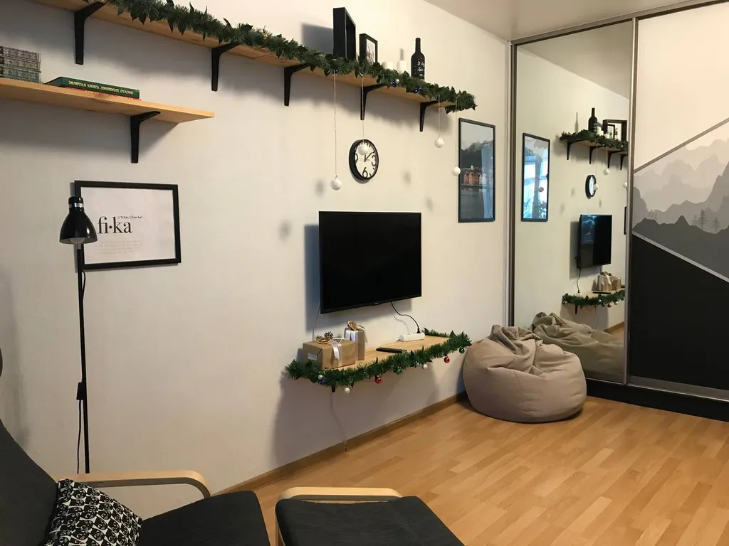 Diy квартира в географическом центре