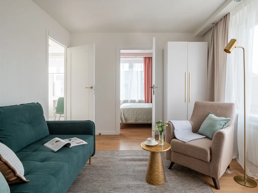2-комнатная квартира Kvart-Hotel метро Белорусская — аренда посуточно в Москва