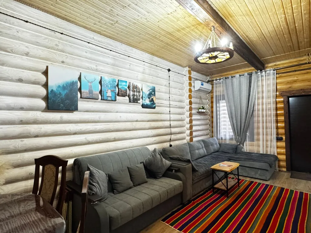 Домик у моря из бруса