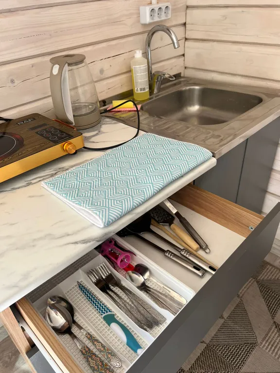 Домик-студия с видом на горы