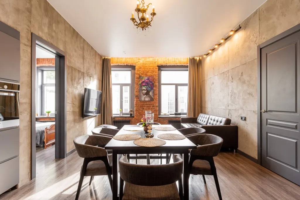 Квартира Современная квартира-лофт у метро — Санкт-Петербург