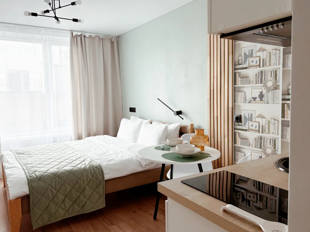 Уютная студия в Современном Комплексе со спортзалом