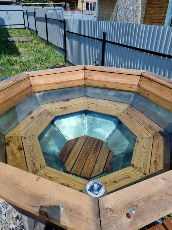 Дом, баня на дровах, Сибирский Чан