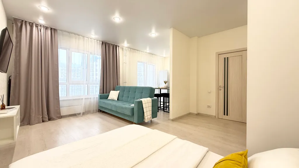 Квартира Hugge Place | Стильная студия у Аквапарка с Wi-Fi — Новосибирск