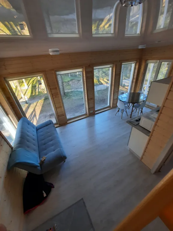 Домик с видом на сосновый бор и Ладожское озеро