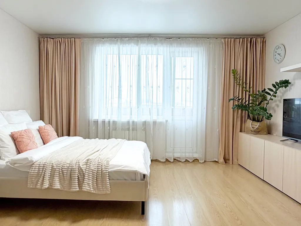 Просторная однокомнатная квартира с прямым выездом на трассу