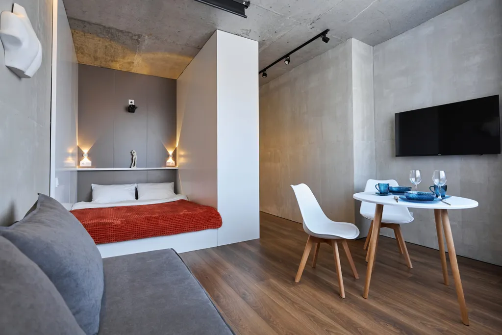 Уютный семейный лофт ,с  проектором для просмотров фильмов !