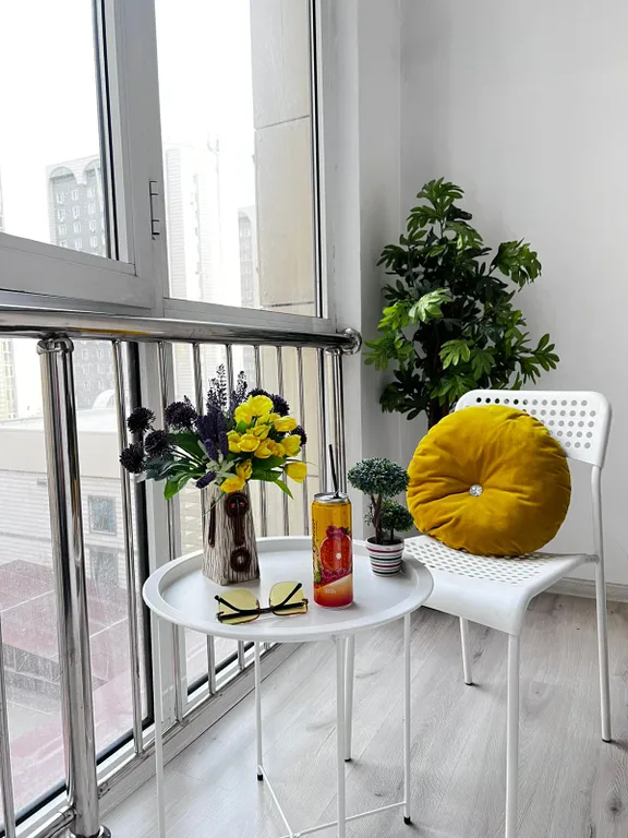 1-комнатная студия в центре города Алматы в ЖК Шолпан сити