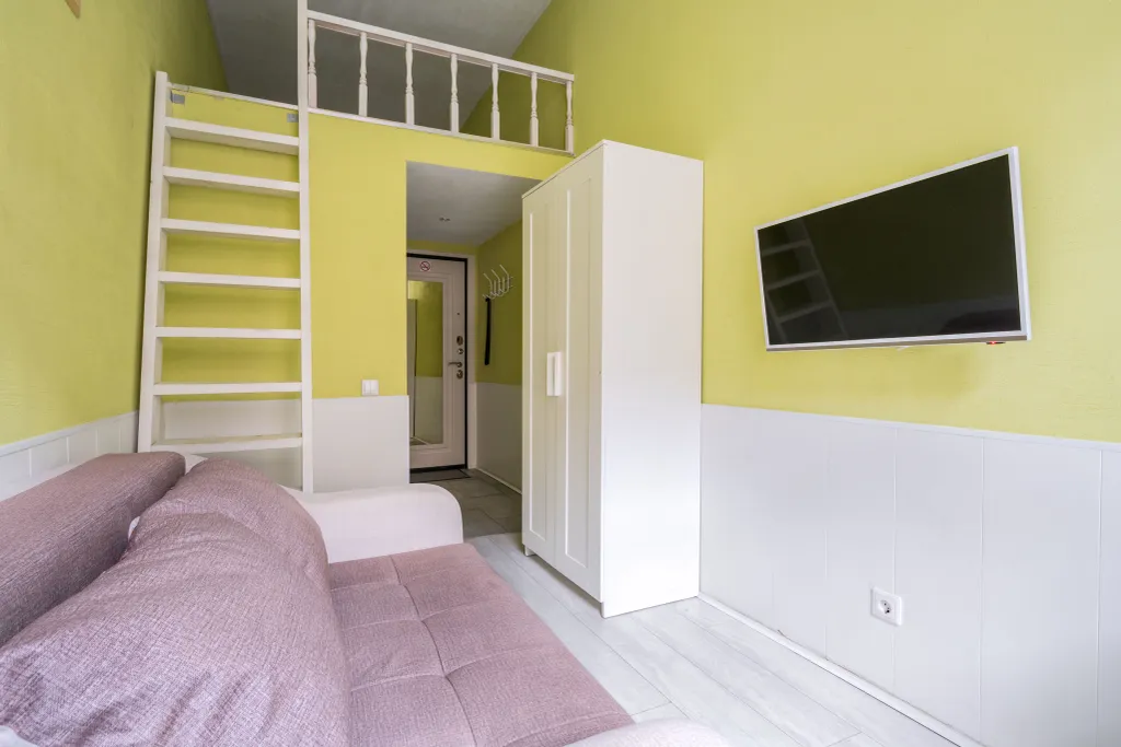 Квартира Квартира Компактная студия  New Horizon Есения в историческом центре Питера — Санкт-Петербург