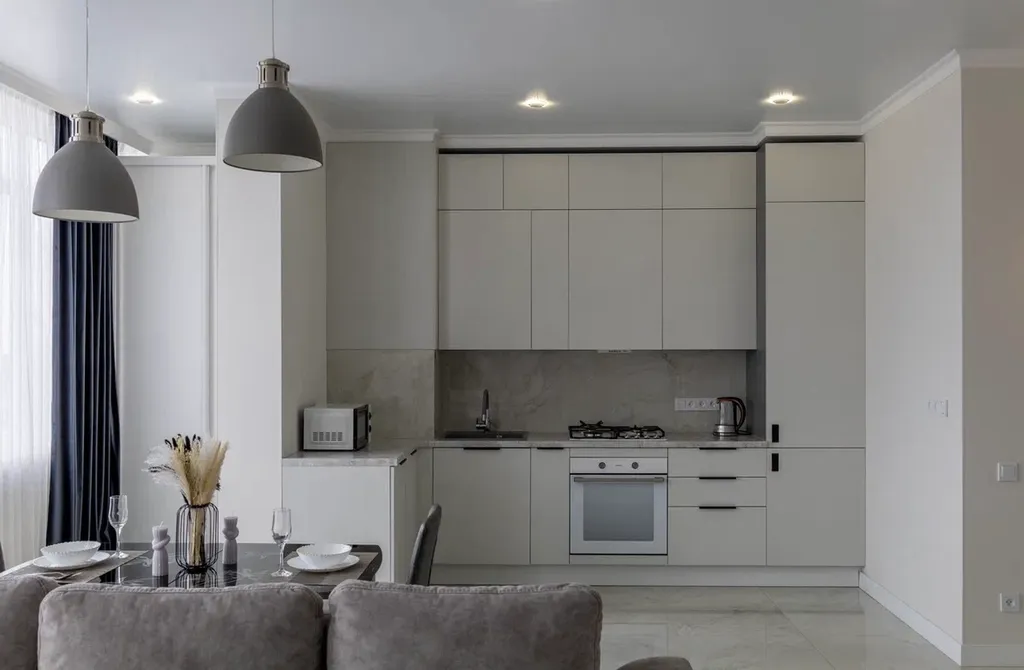 Уютная квартира в центре города с видом на горы