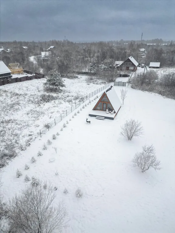 Уютный домик A-frame