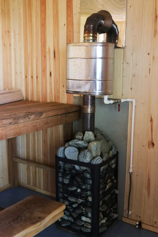 Экодом "Бирюза" с камином