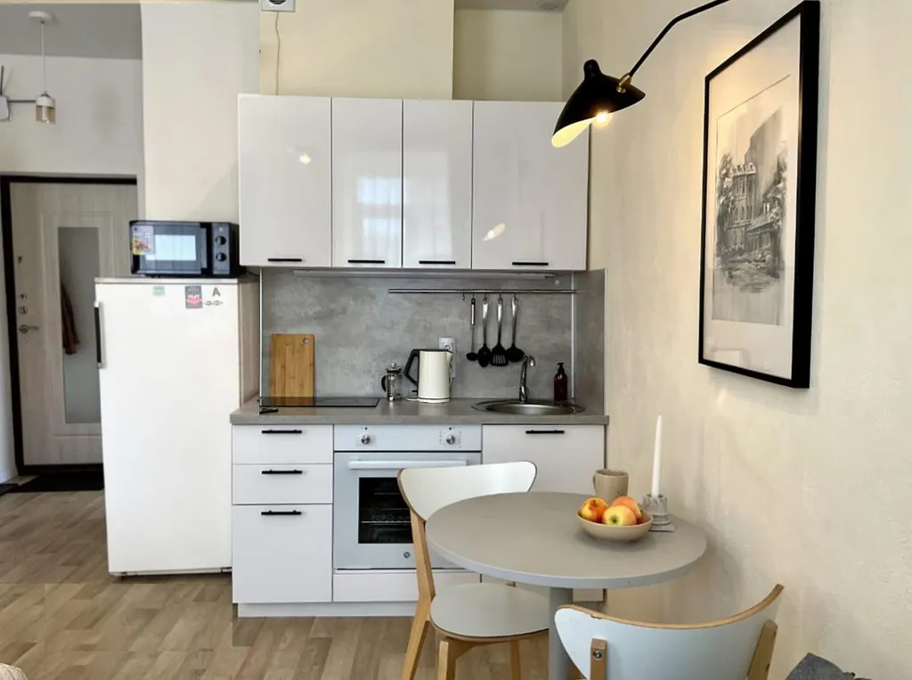 Квартира Квартира Уютная студия с окном в ванной в центре — Санкт-Петербург