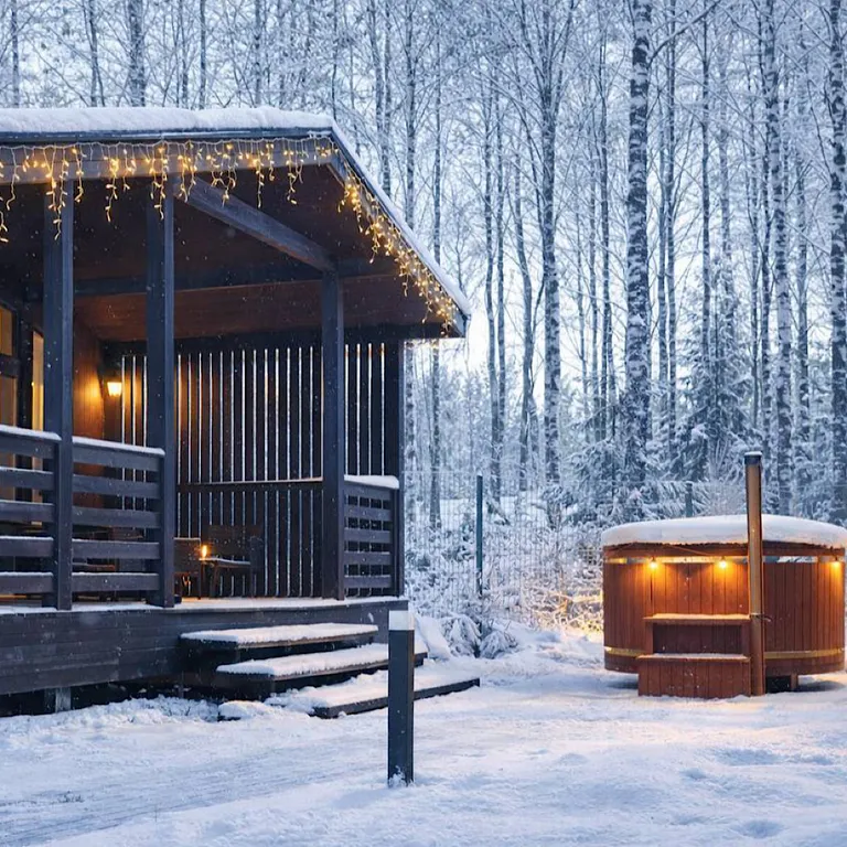 Коттедж Домик в Соснах с сауной и банным чаном — аренда посуточно в Красный Огорок