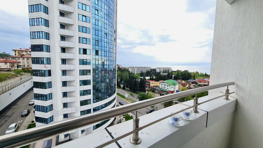 Квартира Двухкомнатная квартира с видом на море. — Адлер