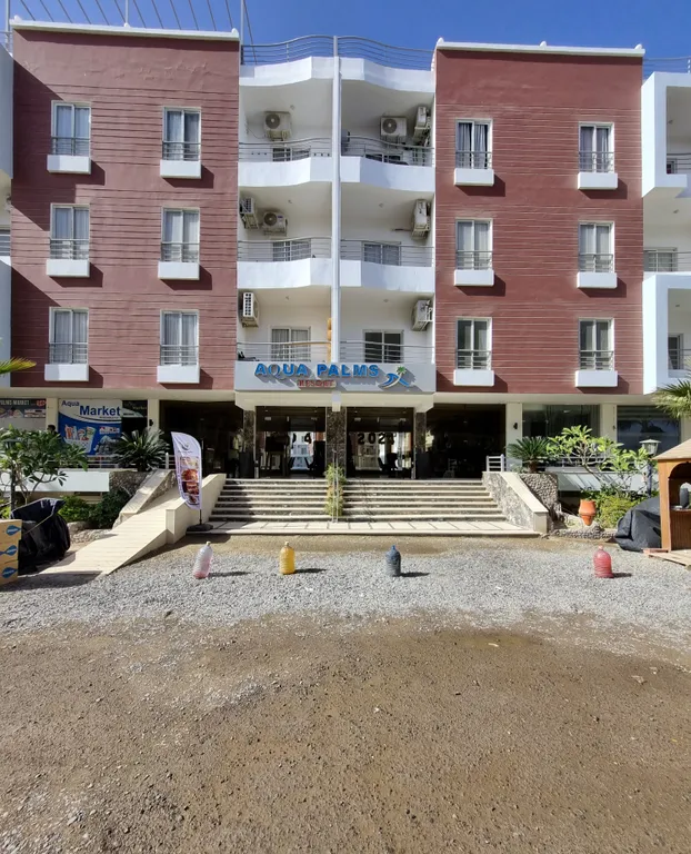 Уютная студия в тихом районе с бассейном и спортзалом в Хургаде