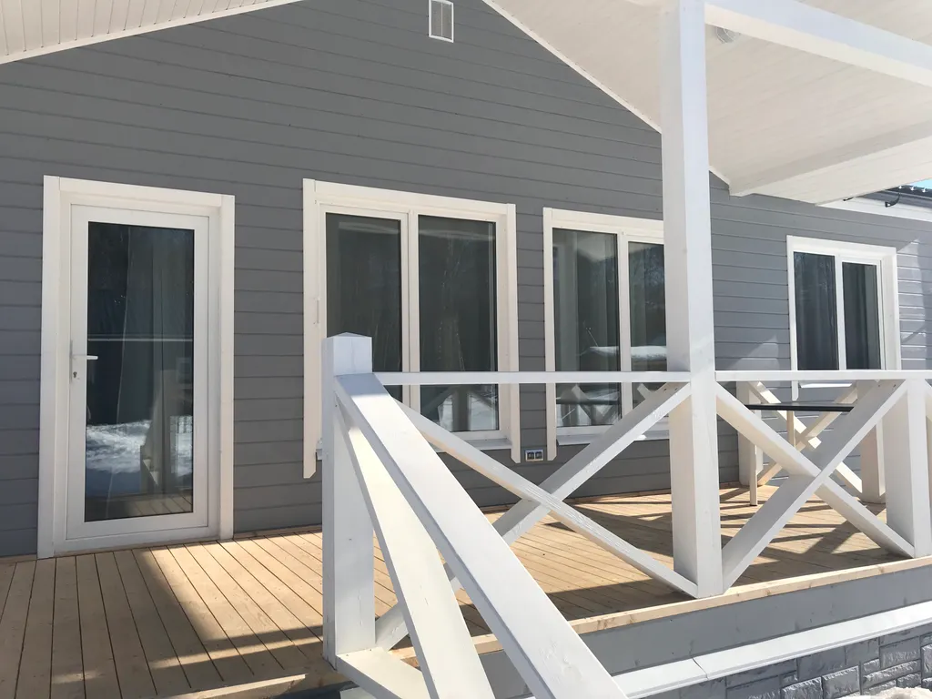 Коттедж Супер дом на Вуоксе с камином и баней — Четверяково