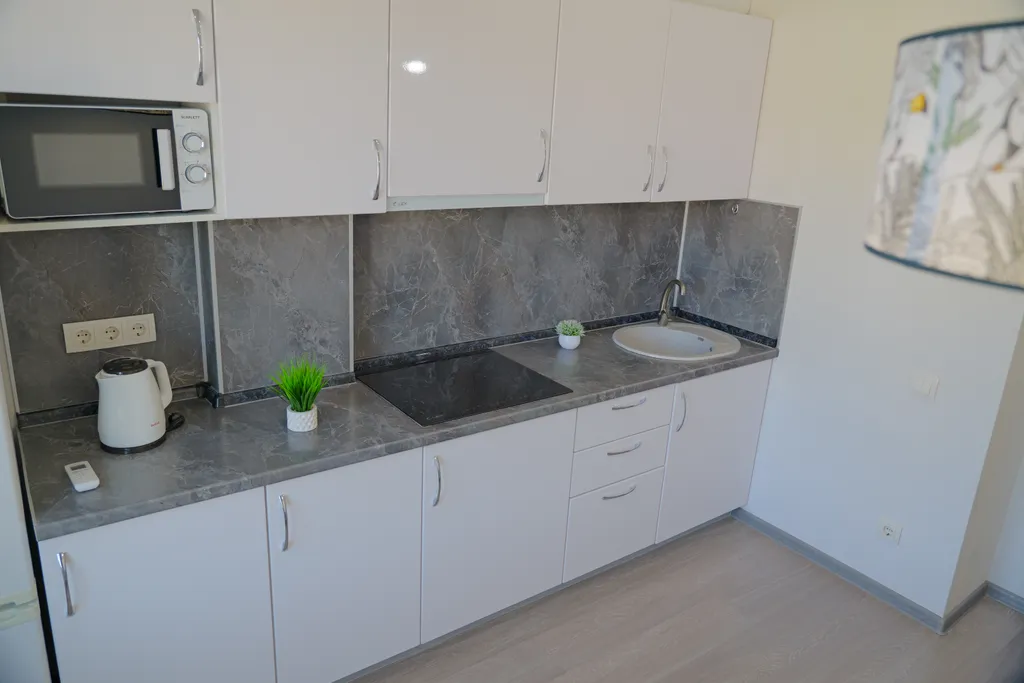 Лаконичная квартира, до моря 3 минуты пешком