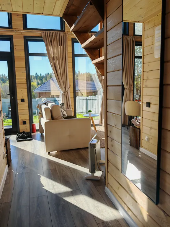 С дровяной сауной и видом на лес и закаты