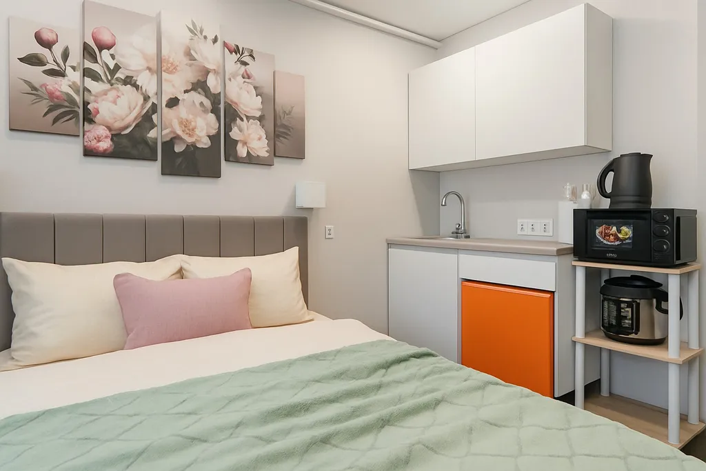 Уютная комната в апарт-отеле на Дворце Спорта