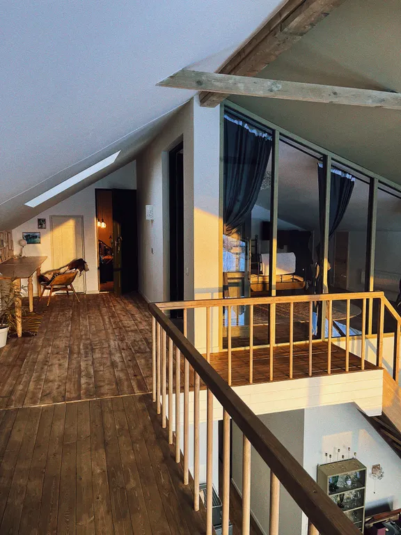 Дом с сауной и купелью с шикарным видом на озеро