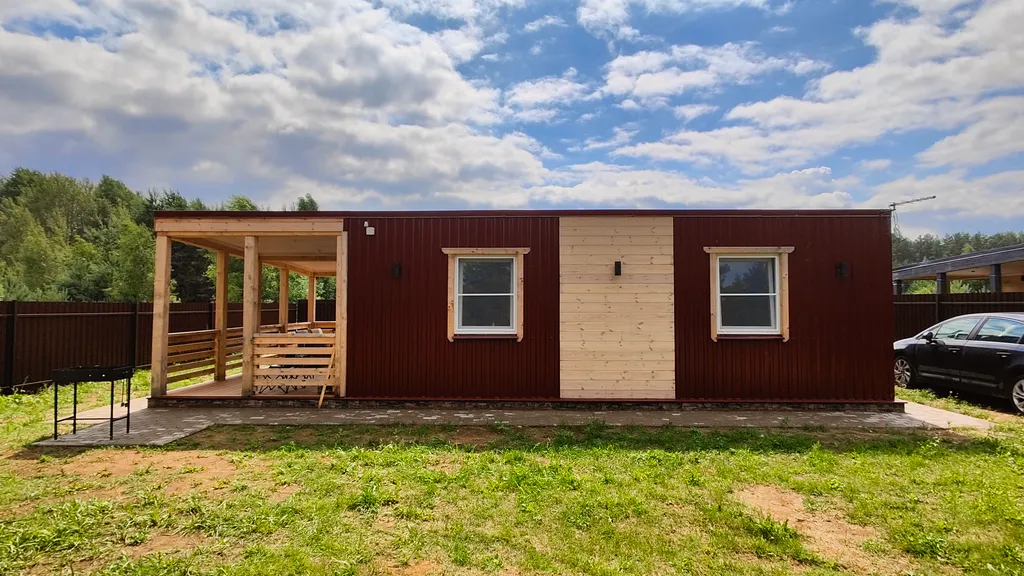 Дом с сауной рядом с лесом и озером