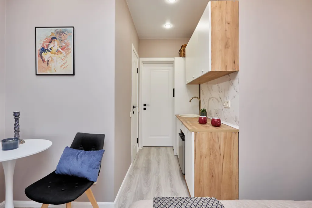 Квартира Квартира Уютная студия Терракотта — Санкт-Петербург