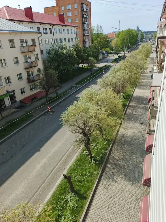 Квартира в центре с видом на улицы города