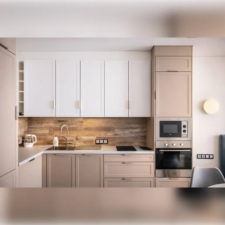 Современная студия с высоким уровнем комфорта