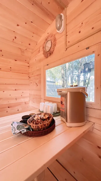 Хвойный - дом с баней и чаном