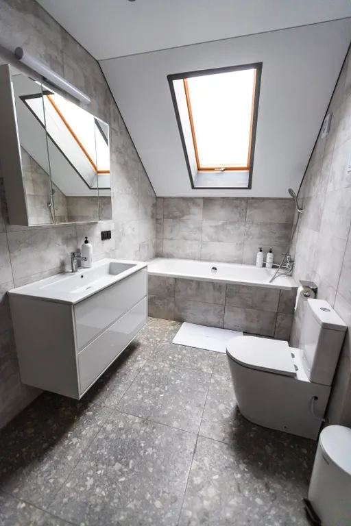 Просторный светлый дом с баней и фурако