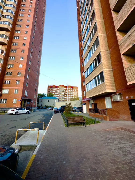 Квартира с видом на город в центре города