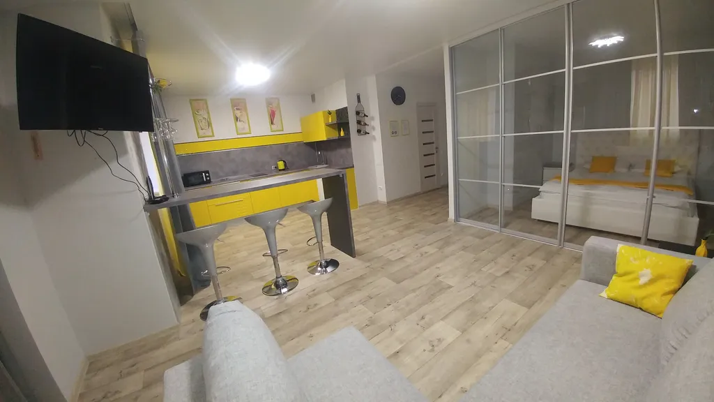 Уютная, стильная студия с дизайнерским ремонтом рядом с центром