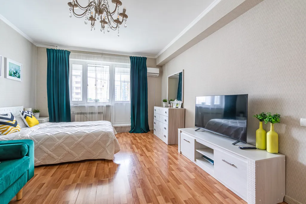 Уютная большая квартира с балконом для приятных вечеров