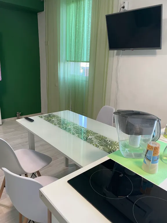 Шикарная студия с выходом на собственную крышу с садовой мебелью