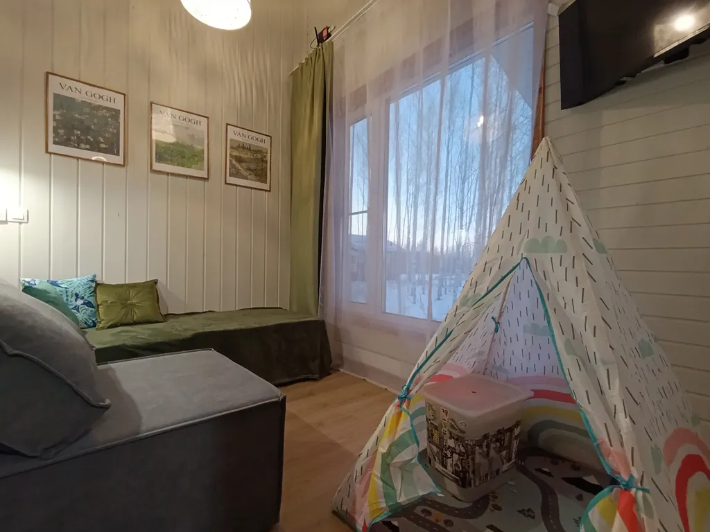 Дом с сауной Зеленый Чиж