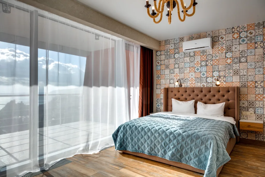 Двухуровневая 4-х комнатная квартира с видом на Гурзуф и море № 182 — аренда посуточно в Гурзуф