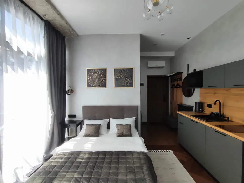 Премиальный апартамент студия в центре Красной Поляны