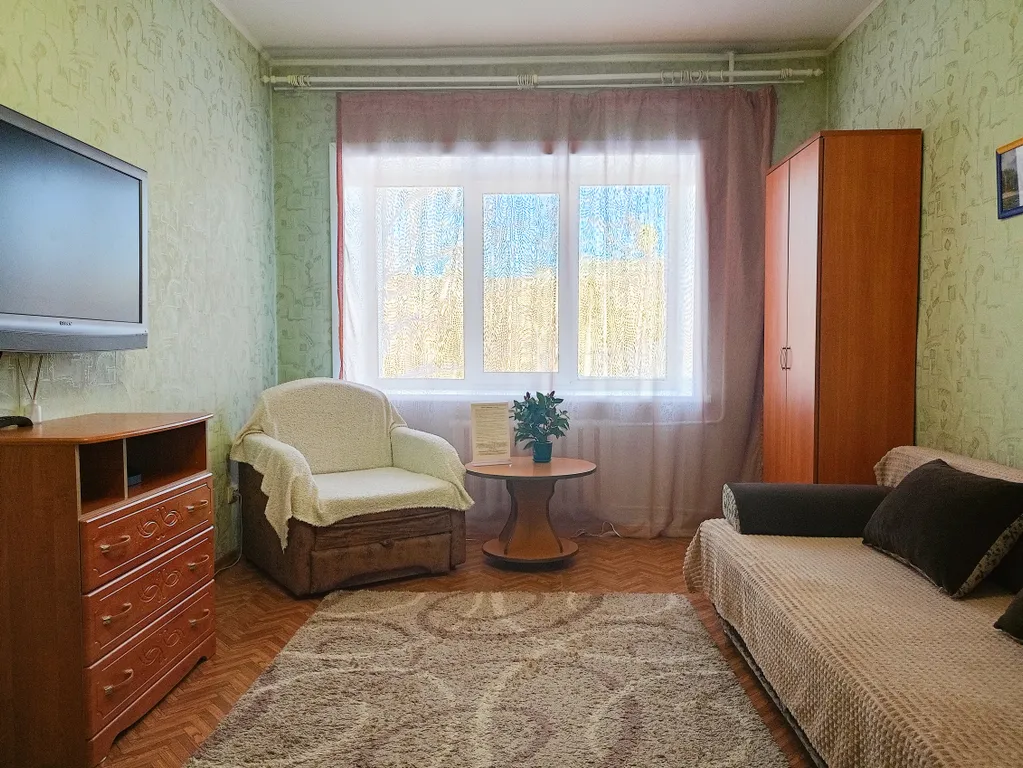 Квартира 7 минутах до ЖД вокзала 3 раздельных спальных места отчетные